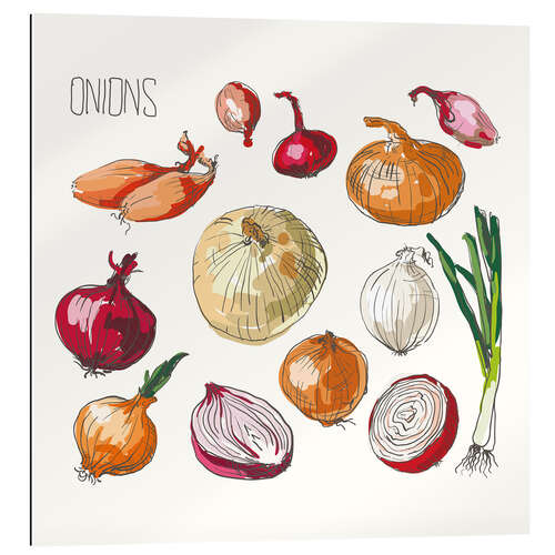 Gallery print Onions collage