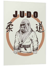 Foam board print Judo Art