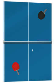 Quadro em acrílico Table tennis match