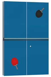 Canvas print  Table tennis match