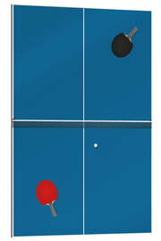 Gallery print Table tennis match