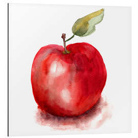 Magnettafel Süßes Apfel-Aquarell