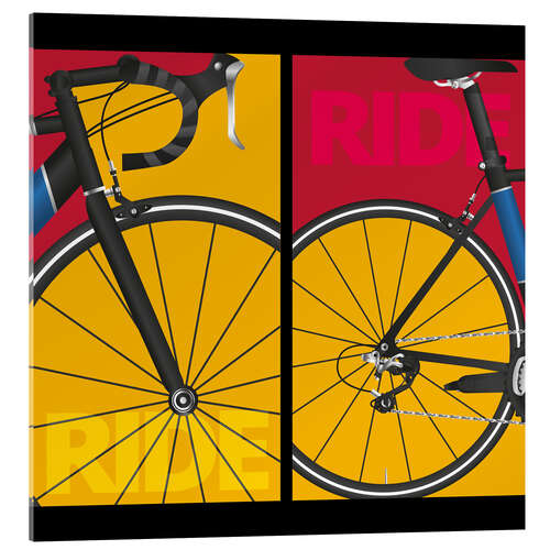 Acrylic print Pop art ride