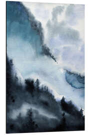 Magnettafel Bergpanorama