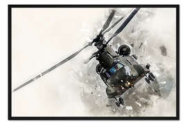 Gerahmter Kunstdruck Chinook