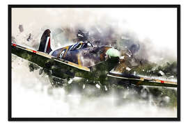 Gerahmter Kunstdruck Spitfire