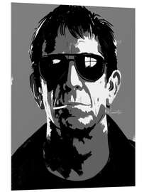 Foam board print lou reed