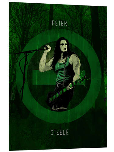 Foam board print peter steele