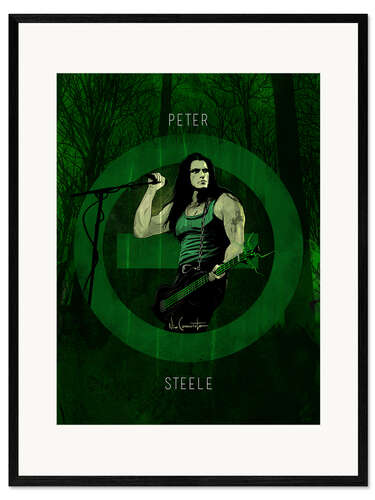 Kehystetty taidepainatus peter steele