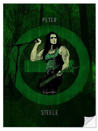 Muursticker peter steele