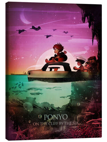 Leinwandbild Ponyo