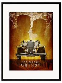 Plakat artystyczny premium w ramie The Great Gatsby