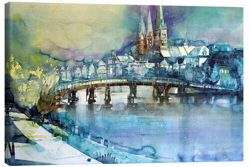 Lienzo Lübeck, painter angle