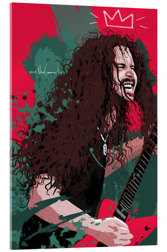 Stampa su vetro acrilico Dimebag Darrell