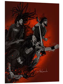 Foam board print korn