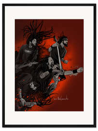 Gerahmter Kunstdruck korn