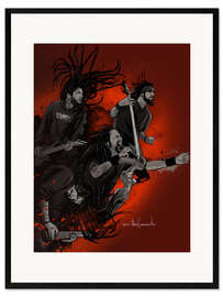 Framed art print korn