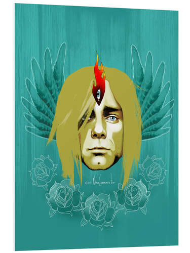 Tableau en PVC Kurt Cobain