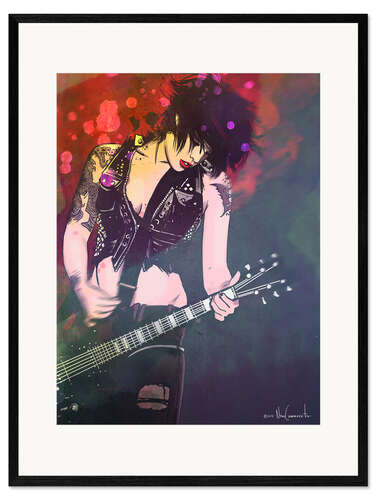 Gerahmter Kunstdruck brody dalle