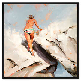 Gerahmter Kunstdruck Aufstieg II