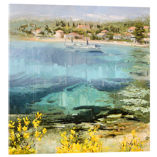 Acrylic print Clear water
