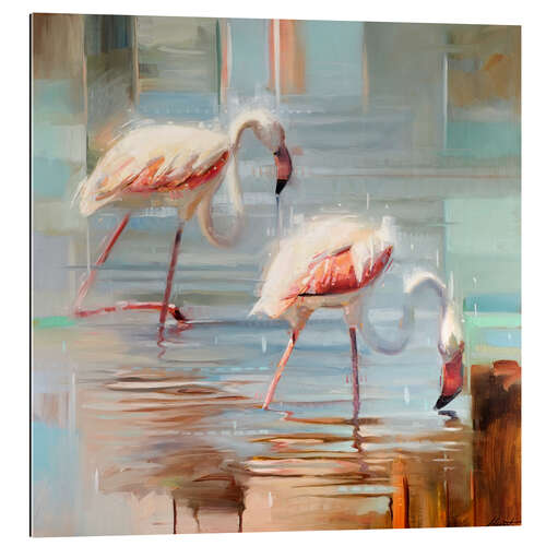 Gallery Print Sardinische Flamingos II