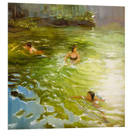 Foam board print Wild swimming