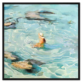 Gerahmter Kunstdruck Abkühlung