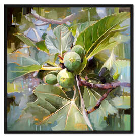 Gerahmter Kunstdruck Wilde sizilianische Feigen