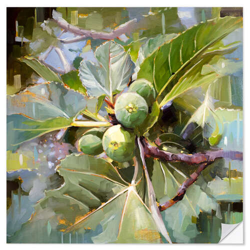 Selvklebende plakat Wild Sicilian figs