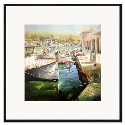 Plakat artystyczny premium w ramie Cala Figuera
