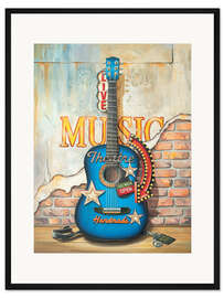 Gerahmter Kunstdruck Live Music