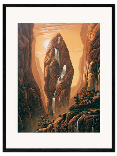 Framed art print The Rock