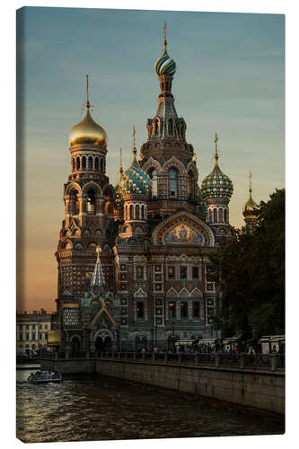 Canvastavla Cathedral of the Savior in Sankt Petersburg