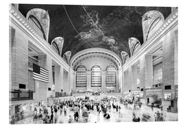Acrylic print Grand Central Terminal, New York (monochrome) - Sascha Kilmer
