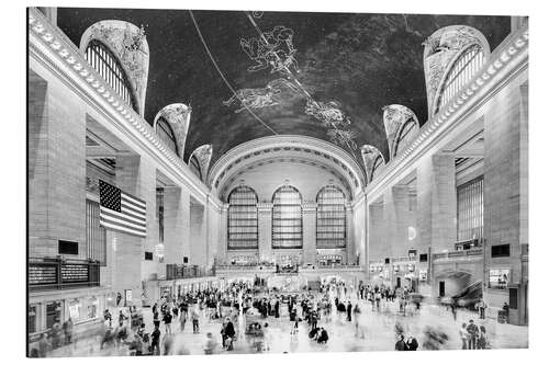 Aluminiumsbilde Grand Central Terminal, New York (monochrome)