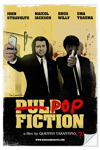 Vinilo para la pared pulp fiction