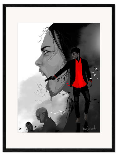 Framed art print dylan dog