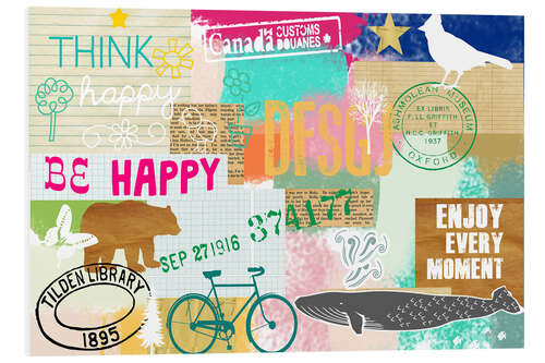 Cuadro de PVC Enjoy every Moment Collage