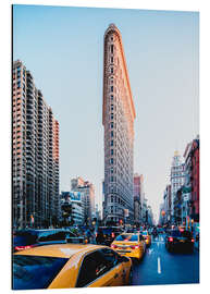 Magnettafel New York, Flat Iron Building &amp; Gelbe Taxis