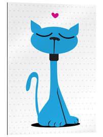 Gallery print Blue cat