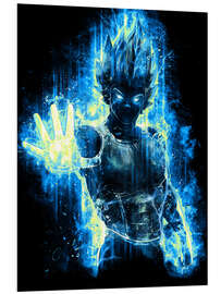 Foam board print God Prince of Saiyans