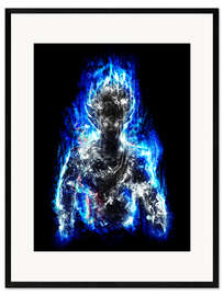 Impression artistique encadrée Ultra Instinct