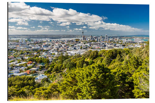 Aluminium print Skyline Auckland New Zealand