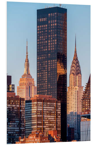 PVC-taulu Empire State und Chrysler Building