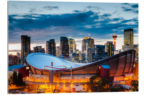 Gallery print Stadium and Skyline of Calgary, Canada