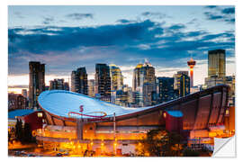 Sisustustarra Stadium and Skyline of Calgary, Canada