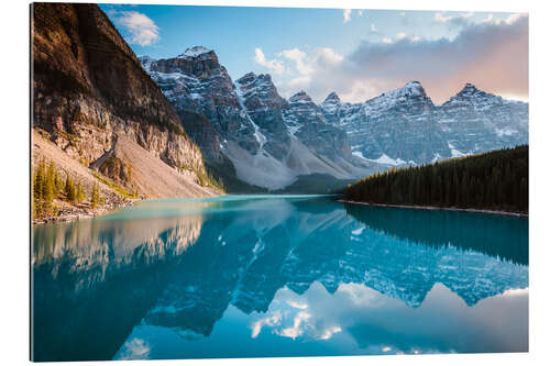 Gallery print Sunset over Moraine Lake, Banff, Canada