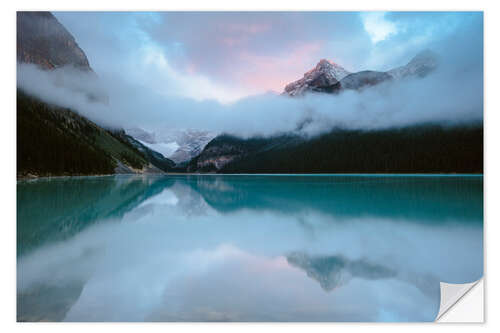 Wandsticker Dawn am Lake Louise, Banff, Kanada