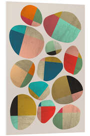 Foam board print PLAYFUL STONES 01